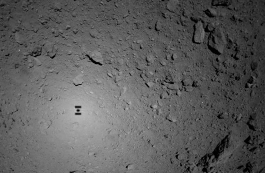 First images from asteroid Ryugu