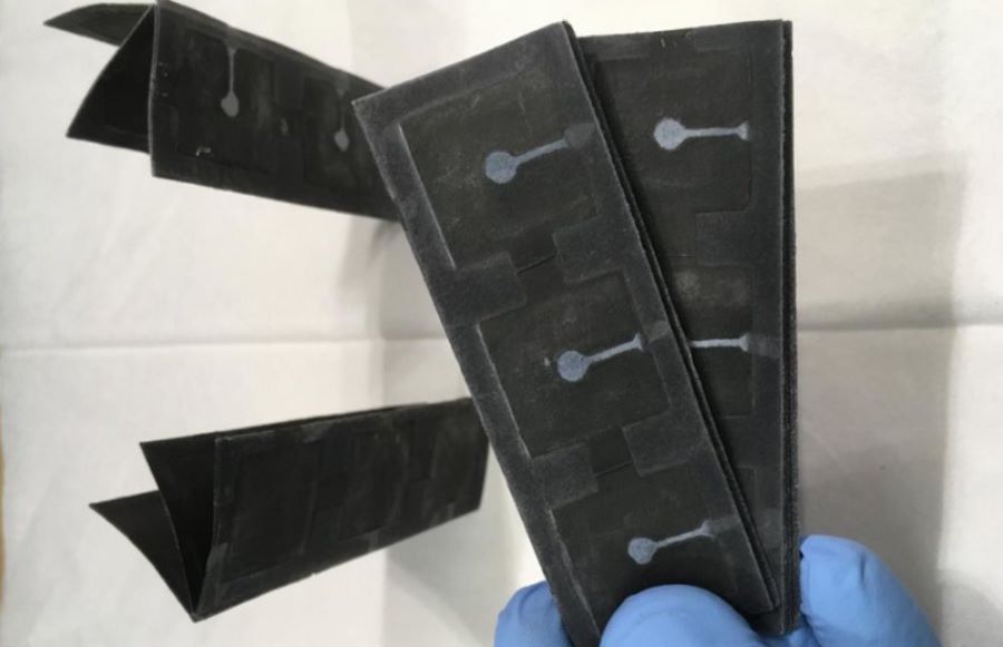Paper battery powered by bacteria